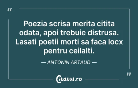 Stiinta este cimitirul ideilor moarte. M... Stiinta este cimitirul ideilor moarte. M...