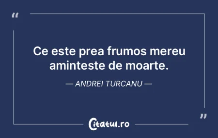 Eu o să plec. Dar nu o să mor niciodat...