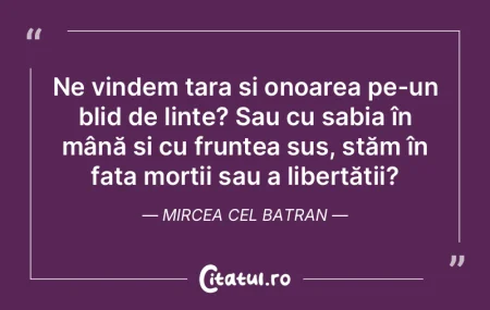 Multe idei disperate, se nasc, de obicei...