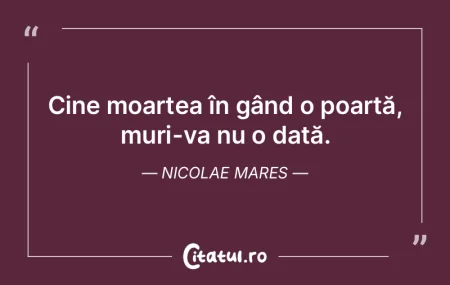 Moartea nu suportă imortalitatea. Nicol... Moartea nu suportă imortalitatea. Nicol...