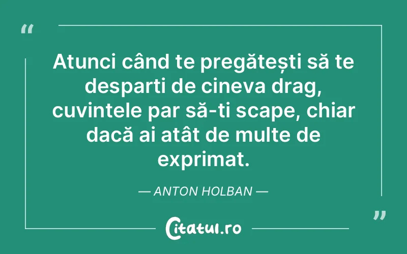 Citat Anton Holban - citate viata