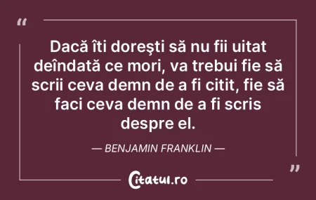 Cel care trăieşte de pe urma speranţe...