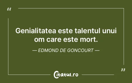 Istoria este un pact între cei morţi, ...