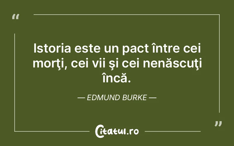Citat Edmund Burke - citate viata