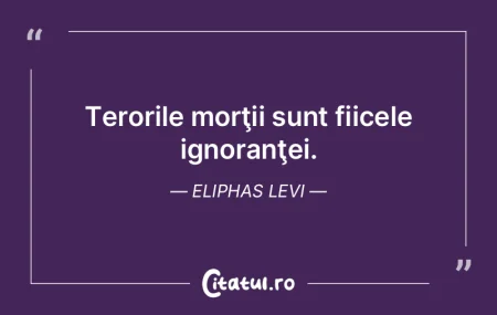 Nu trebuie să ne temem de sărăcie, de...