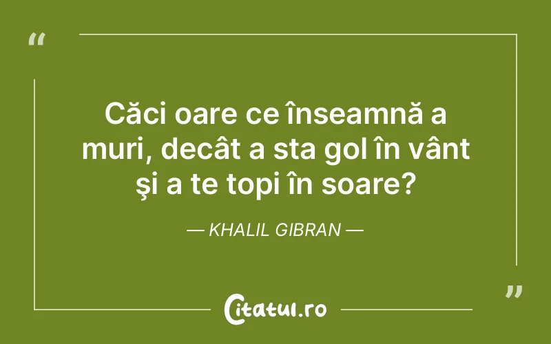 Citat Khalil Gibran - citate viata