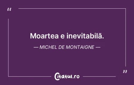 Nu te supără să fii mort, ci să mori...