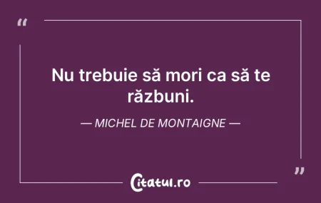 Moartea nu o simţim. E mişcarea unei c...