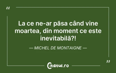 Întreaga suflare omenească se află ne...