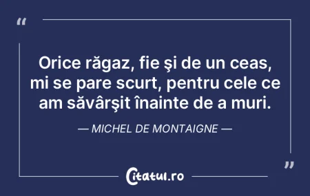 Vreau ca moartea să mă găsească săd...