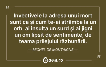 Cu cât fugi mai mult de moarte, cu atâ... Cu cât fugi mai mult de moarte, cu atâ...