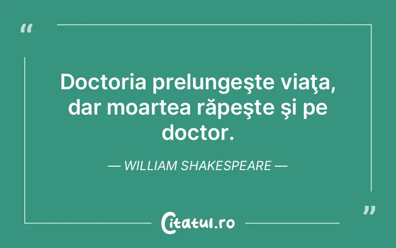 Citat William Shakespeare - citate viata