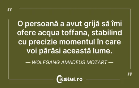 Existenţa morţii ne obligă fie să re...