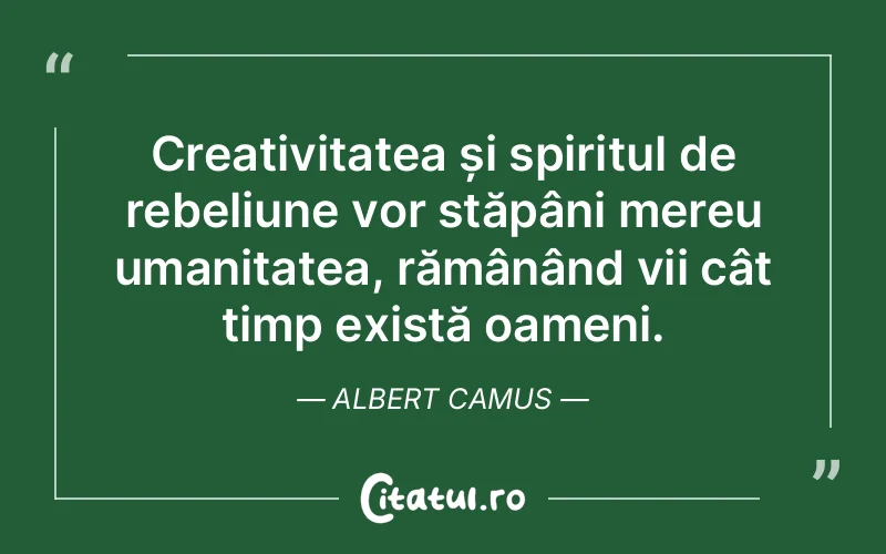Citat Albert Camus - citate viata