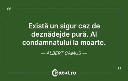Frica de moarte este cea mai nejustifica... Frica de moarte este cea mai nejustifica...