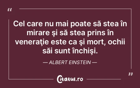 Cea mai fascinantă descoperire este mis...