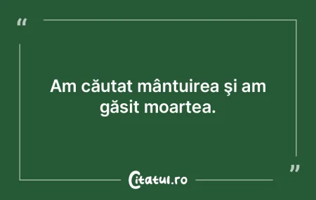 Roagă-te ca singurătatea să te stârn...