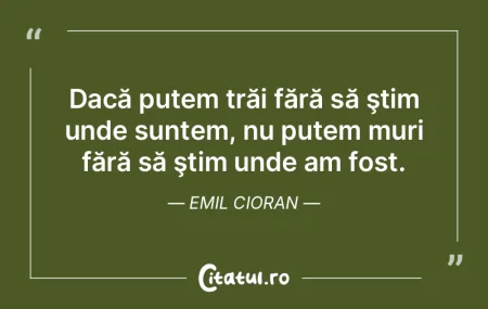 Universul este un cavou prea mic aspira�...