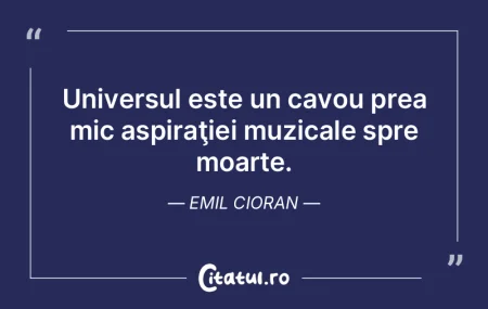 Penru noi, moartea este o surpriză dure...