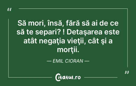 Moartea este suprema realitate în ordin...