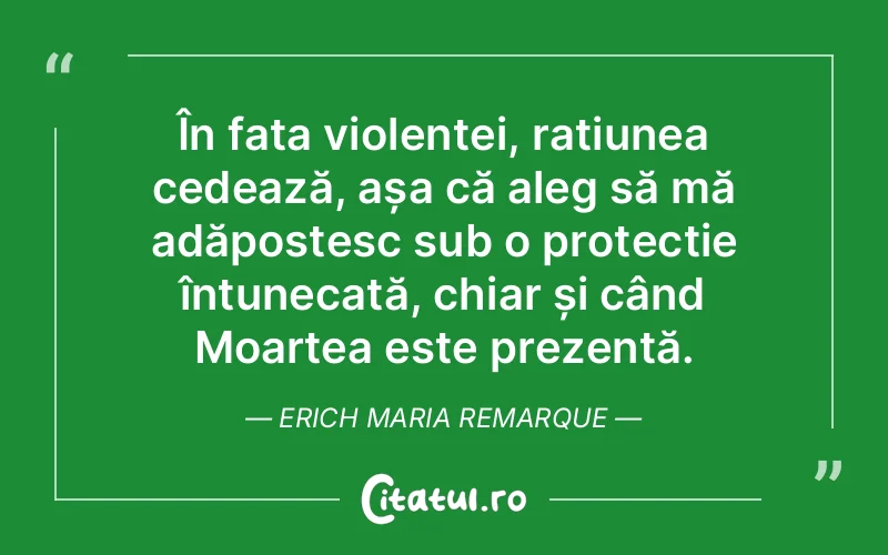 Citat Erich Maria Remarque - citate viata