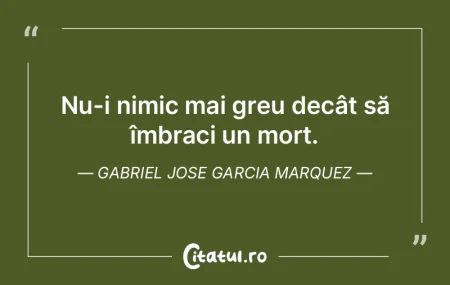 Trebuie să trăieşti în aşa fel înc...