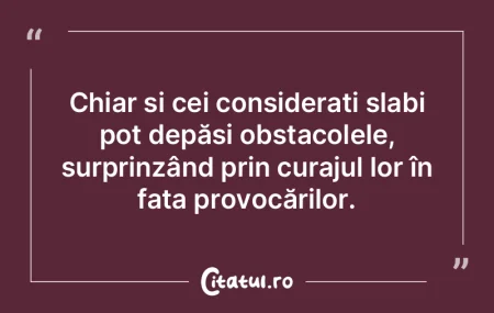 Viața este o scenă în care joci fie r...