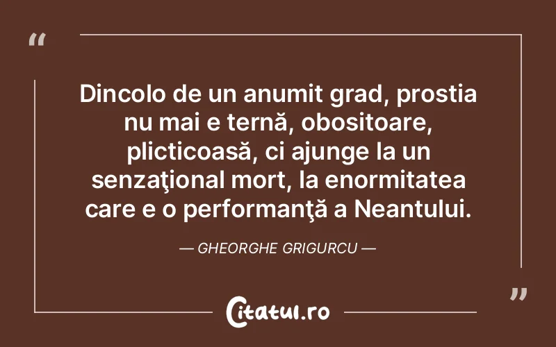 Citat Gheorghe Grigurcu - citate viata