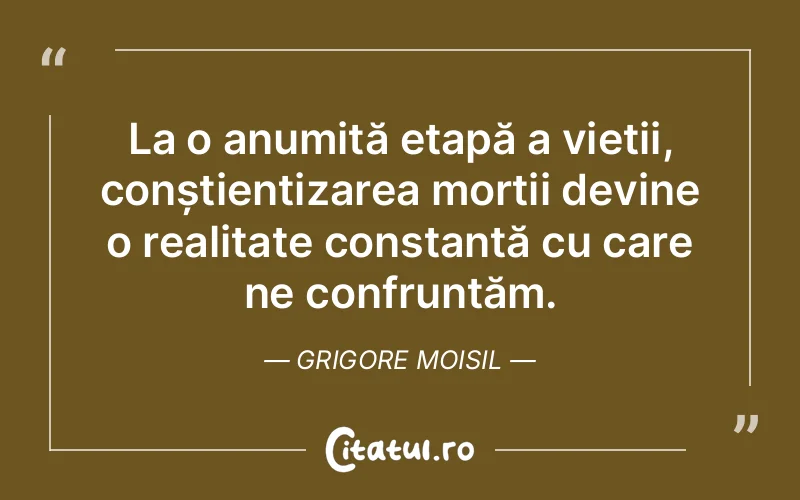 Citat Grigore Moisil - citate viata