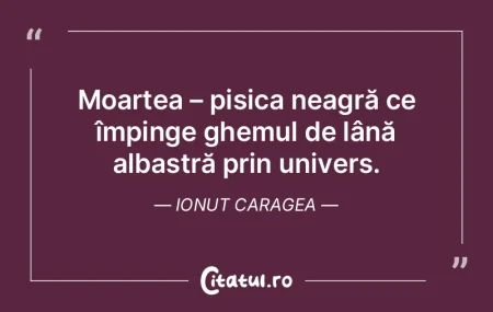 În fața inevitabilității morții, cu...
