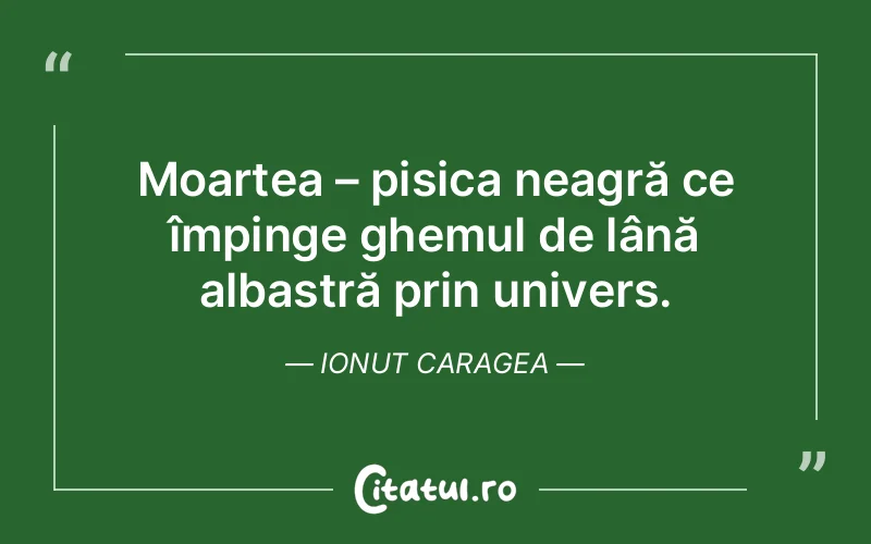 Citat Ionut Caragea - citate viata