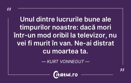 A trăi înseamnă a accepta provocăril...