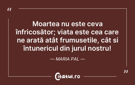 ViaÅ£a ÅŸi moartea ne uneÅŸte în acelaÅ... ViaÅ£a ÅŸi moartea ne uneÅŸte în acelaÅ...