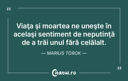 Un om care nu are pentru ce muri, nu ar ... Un om care nu are pentru ce muri, nu ar ...