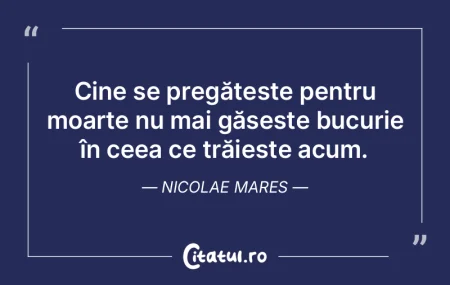 Moartea ca instrument al vieţii - răm�...