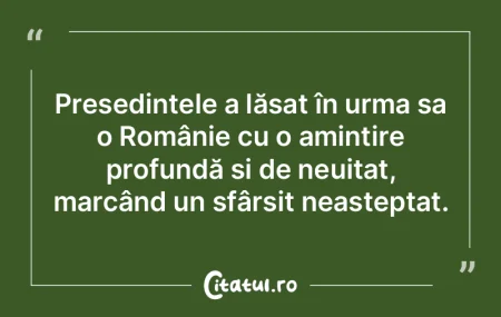 Viața nu se termină doar cu plecarea t...