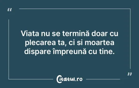 Fereşte-te de cei care spun: Gata, treb...