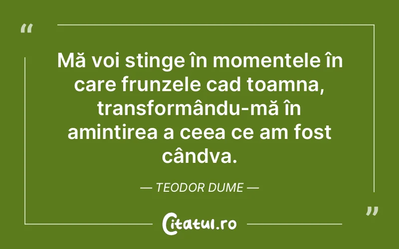 Citat Teodor Dume - citate viata