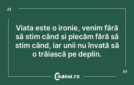 Tot ce ne-nconjoară în principiu e o i...