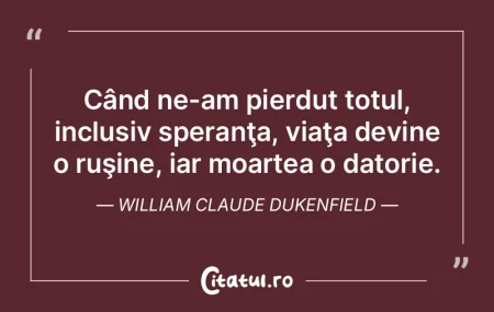 Nu voi muri din cauza unei răceli, ci d... Nu voi muri din cauza unei răceli, ci d...
