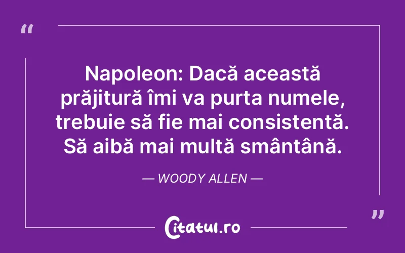 Citat Woody Allen - citate viata