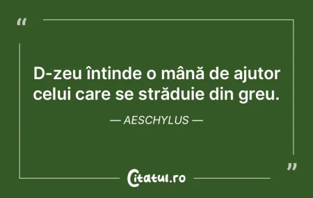 A fi în compania liniștii înseamnă a...