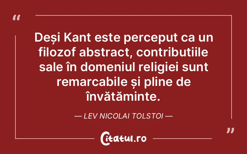 Citat Lev Nicolai Tolstoi - citate viata