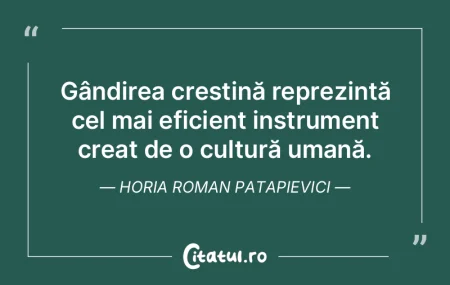 Civilizația modernă nu ar fi existat f...