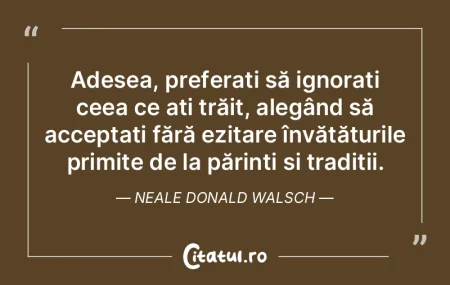 Rostul vieţii nu este să ajungeţi und... Rostul vieţii nu este să ajungeţi und...