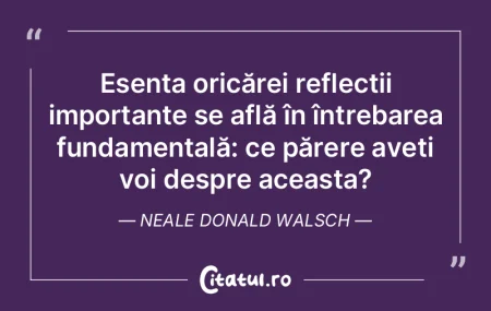 Realitatea este pur și simplu ceea ce e... Realitatea este pur și simplu ceea ce e...