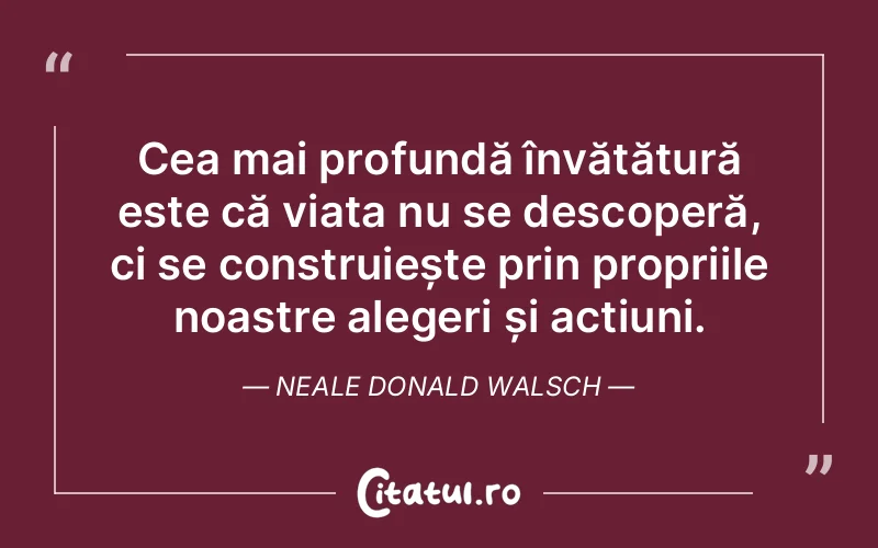 Citat Neale Donald Walsch - citate viata