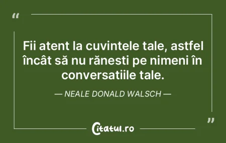 A trăi o viață aleasă înseamnă să... A trăi o viață aleasă înseamnă să...