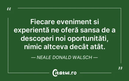 A avea conștiință deschide noi unghiu...