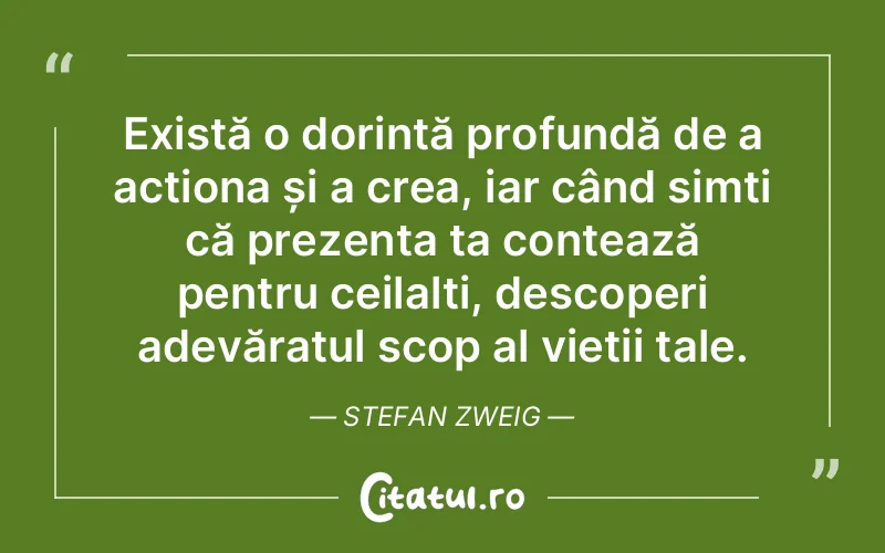 Citat Stefan Zweig - citate viata